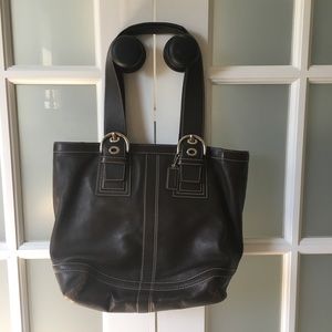 Coach leather bag